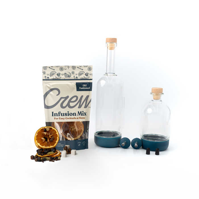Old fashioned infusion kit in classic crew blue
